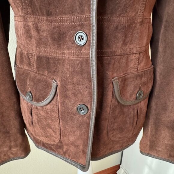 Eddie Bauer Seattle Suede Jacket - Medium - Picture 3 of 10